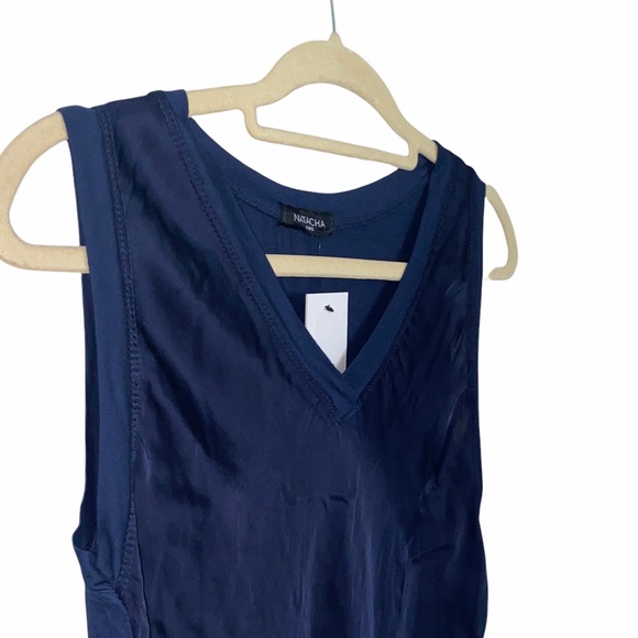 NWT Natasha Silk Blend Blouse Tank Top Size Small - Picture 2 of 8